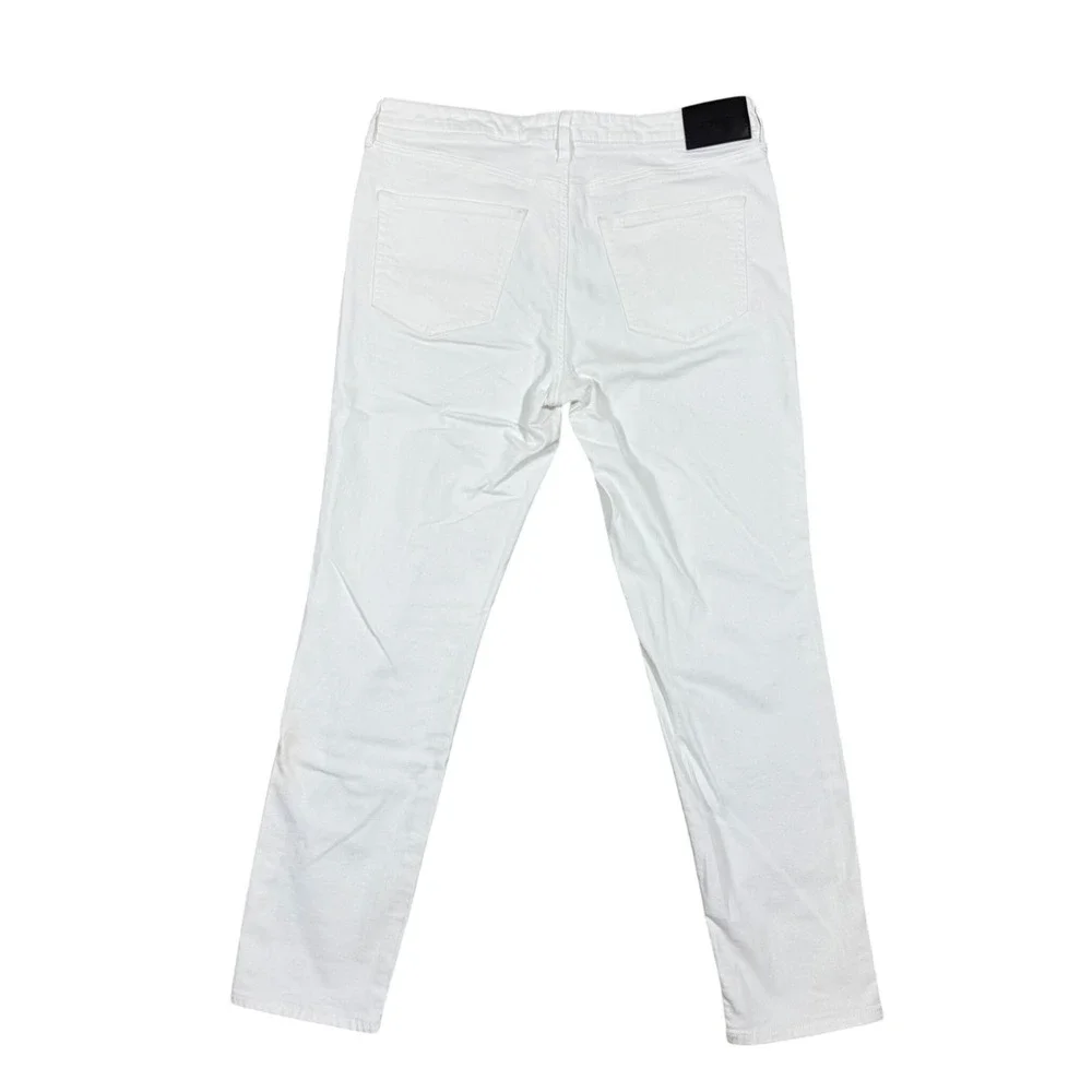 Express Hyper Stretch White Jeans Men's 34x32 Athletic Slim Fit‎